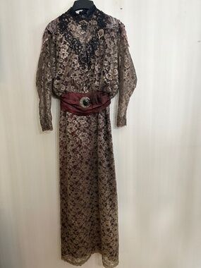 Vintage BRIDALLURE Bridal Gown REPURPOSED as Victorian Fortune Teller Costume
